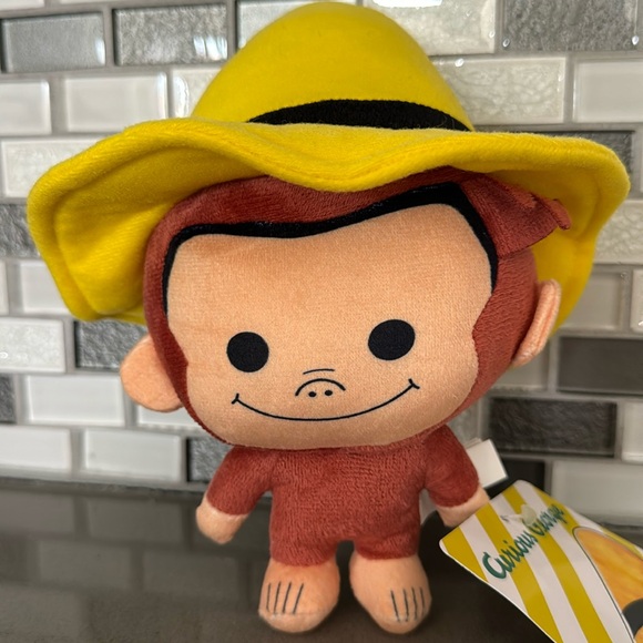 Curious George Yellow Hat Plush / Limited Edition / Kawaii / 8” / BRAND NEW - Picture 3 of 16